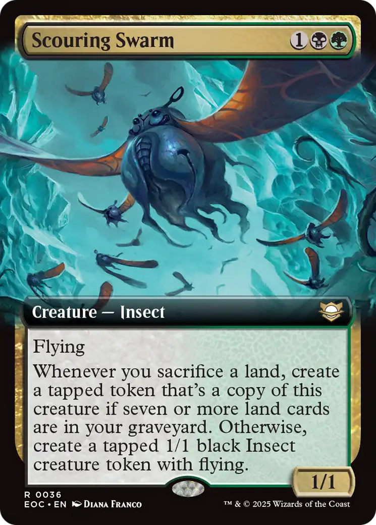 Scouring Swarm (Extended Art) [Edge of Eternities Commander] | The CG Realm