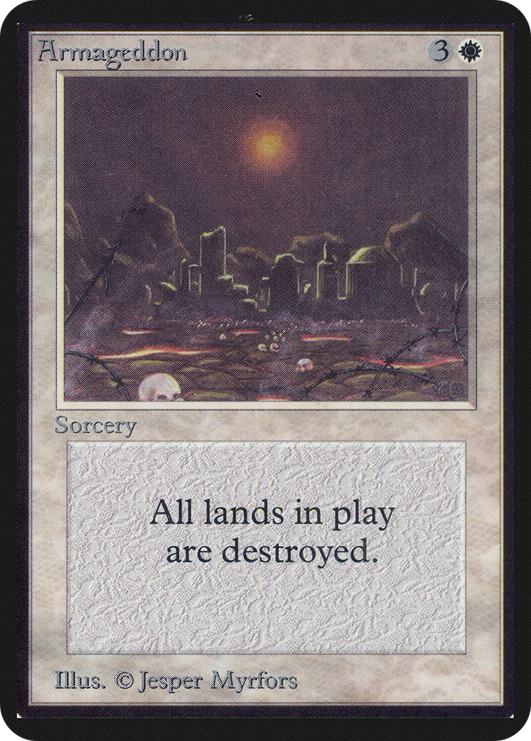 Armageddon (LEA-) - Limited Edition Alpha