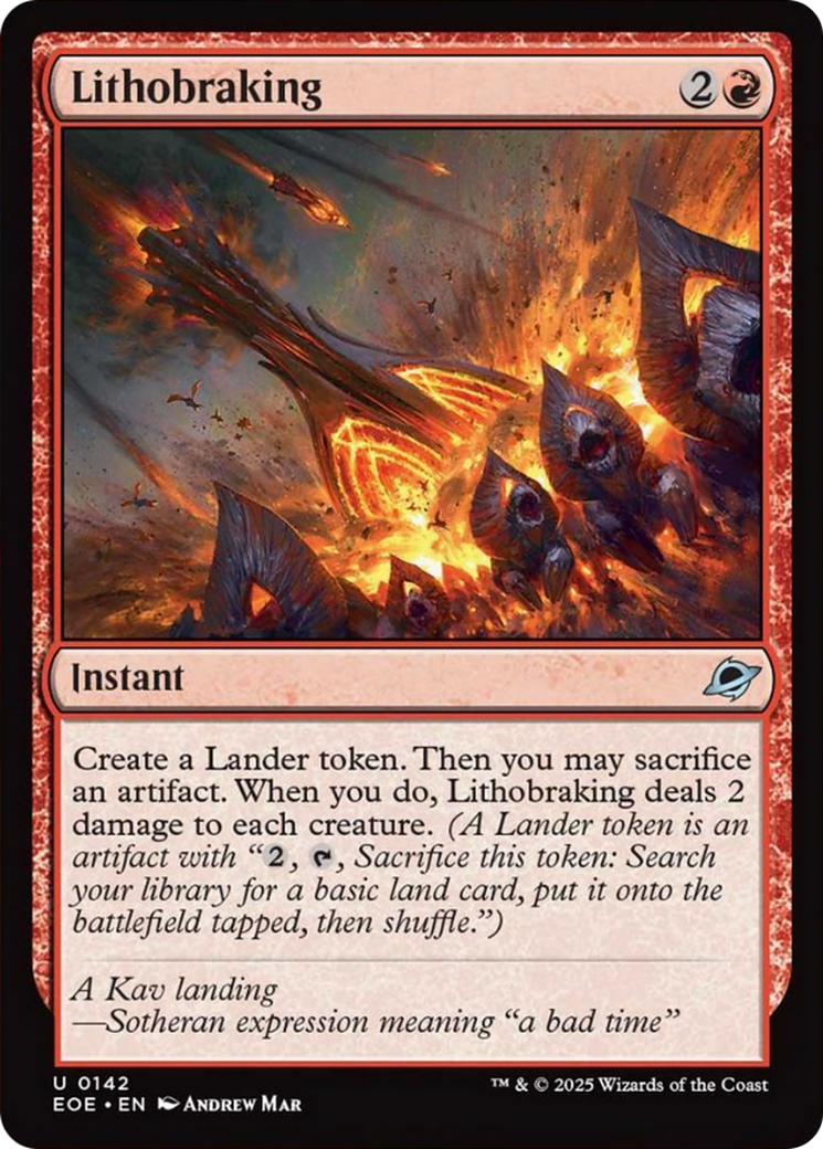 Lithobraking [Edge of Eternities] | The CG Realm
