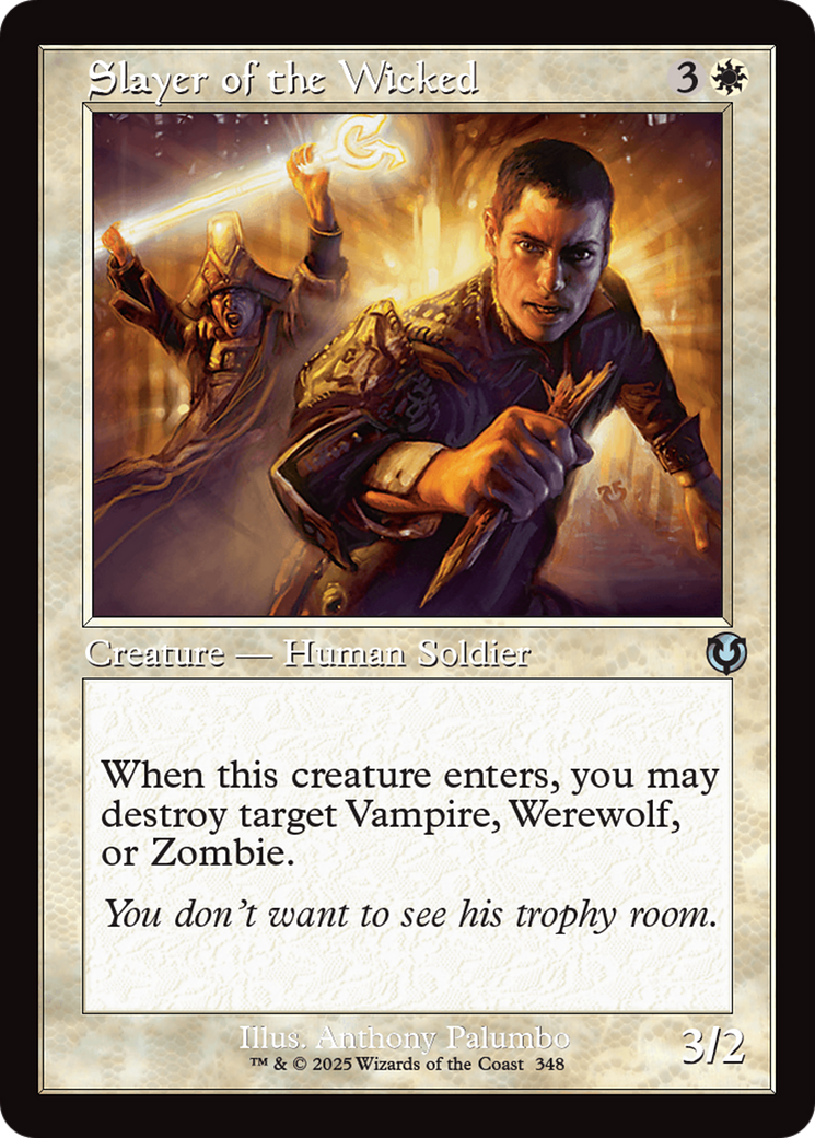 Slayer of the Wicked (Retro Frame) [Innistrad Remastered] | The CG Realm