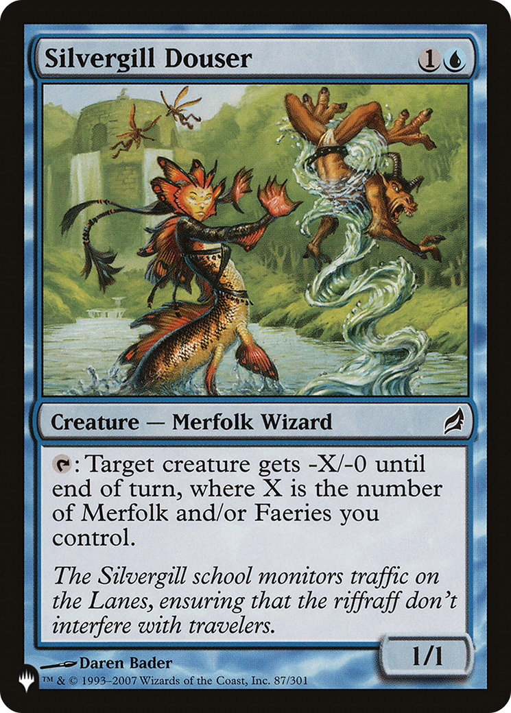 Silvergill Douser [The List] | The CG Realm