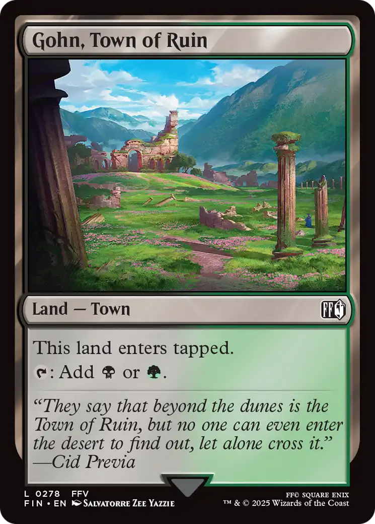 Gohn, Town of Ruin [FINAL FANTASY] | The CG Realm