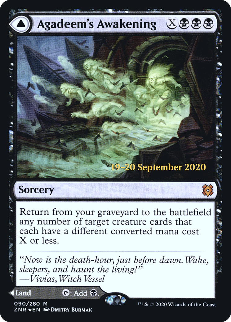 Agadeem's Awakening (PRE-90S) - Zendikar Rising Promos Foil