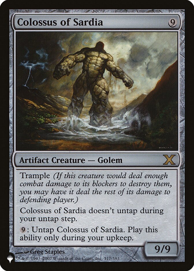 Colossus of Sardia [The List] | The CG Realm