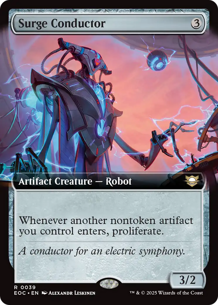 Surge Conductor (Extended Art) [Edge of Eternities Commander] | The CG Realm