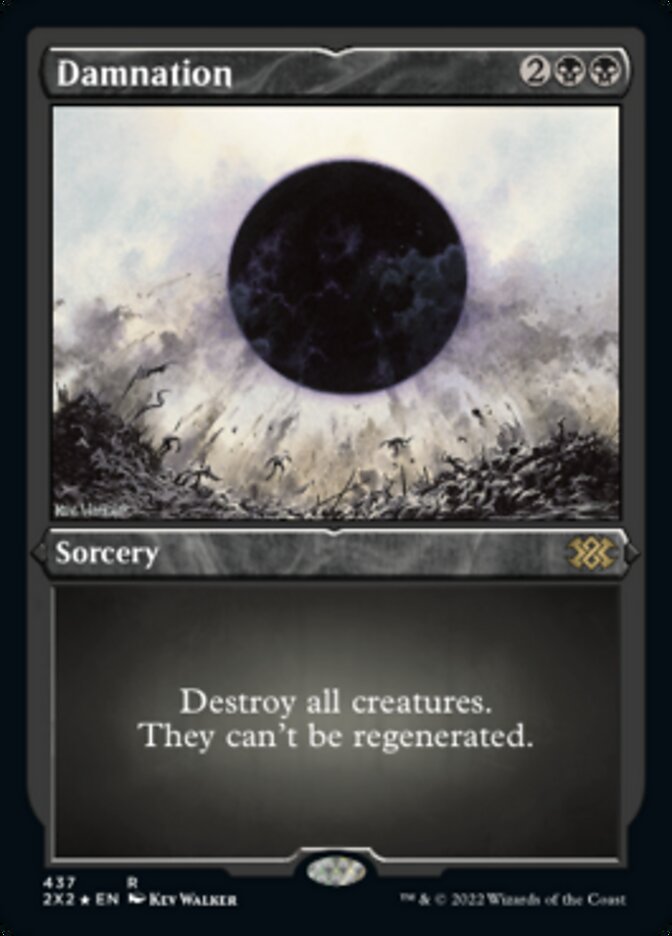 Damnation (Foil Etched) [Double Masters 2022] | The CG Realm