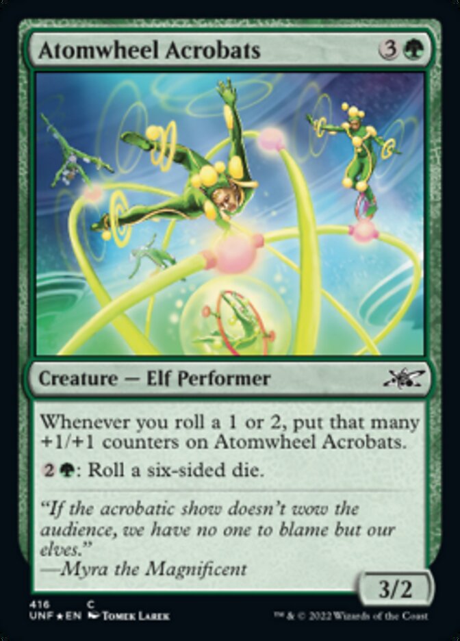 Atomwheel Acrobats (Galaxy Foil) [Unfinity] | The CG Realm