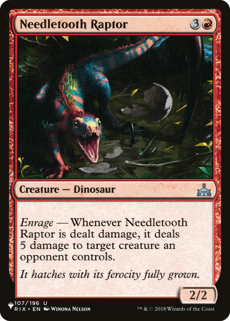 Needletooth Raptor [The List] | The CG Realm