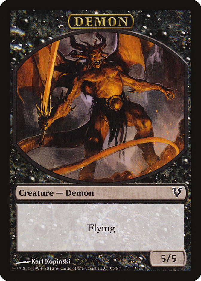 Angel // Demon Double-Sided Token (PRE-1 // 5) - Open the Helvault