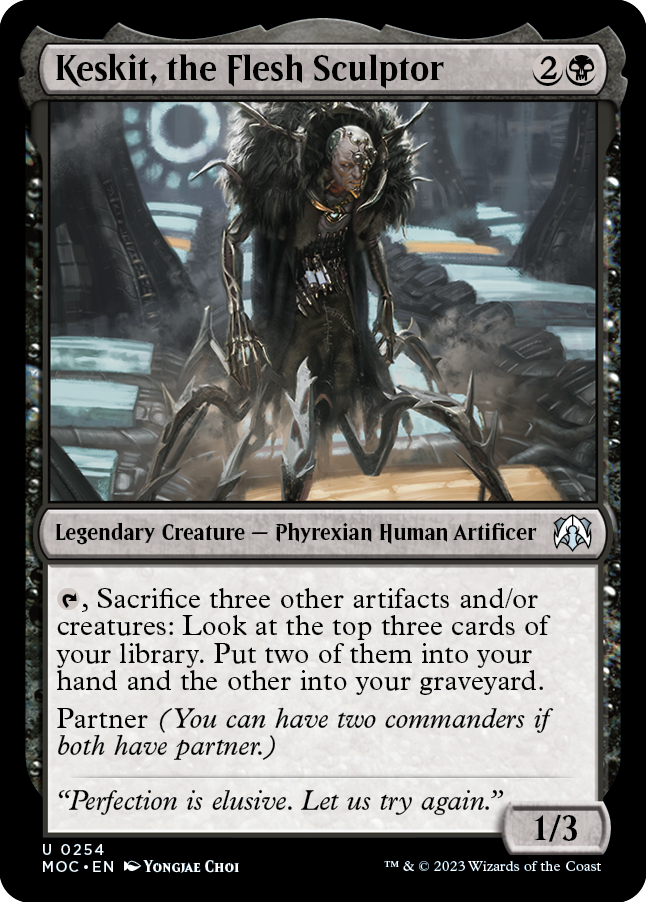 Keskit, the Flesh Sculptor [March of the Machine Commander] | The CG Realm