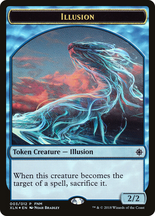 Illusion // Saproling Double-sided Token (FNM-003) - Friday Night Magic 2018 Foil
