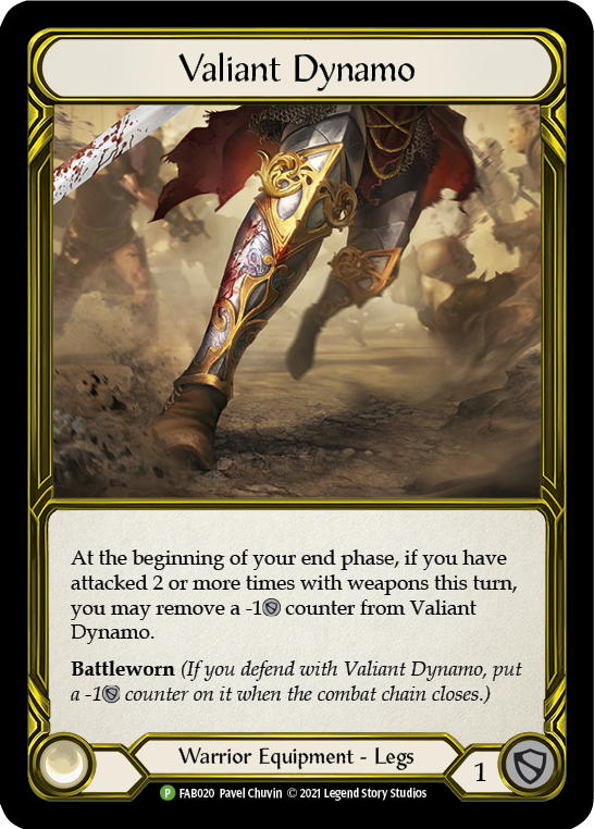 Valiant Dynamo (Golden) [FAB020] (Promo)  Cold Foil | The CG Realm