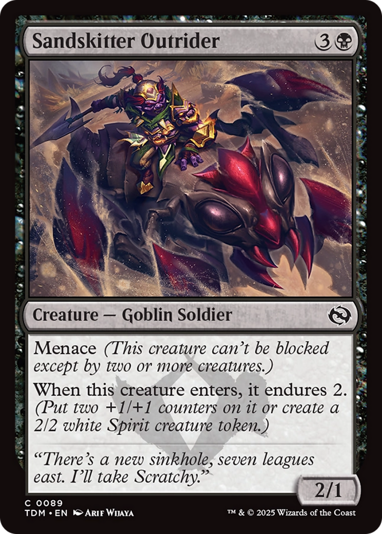 Sandskitter Outrider [Tarkir: Dragonstorm] | The CG Realm