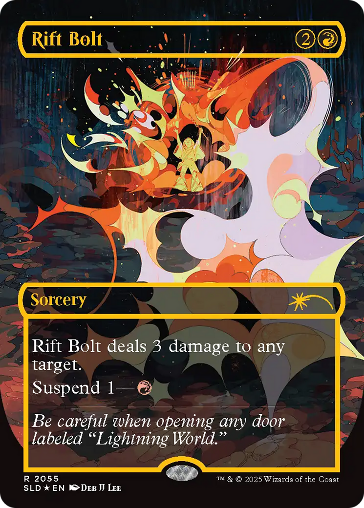 Rift Bolt (2055) (Raised Foil) [Secret Lair Drop Series] | The CG Realm