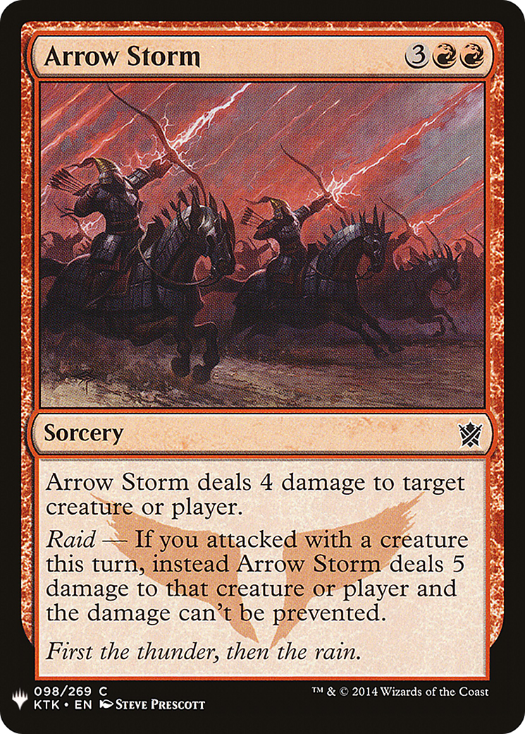 Arrow Storm (LIST-KTK-98) - The List