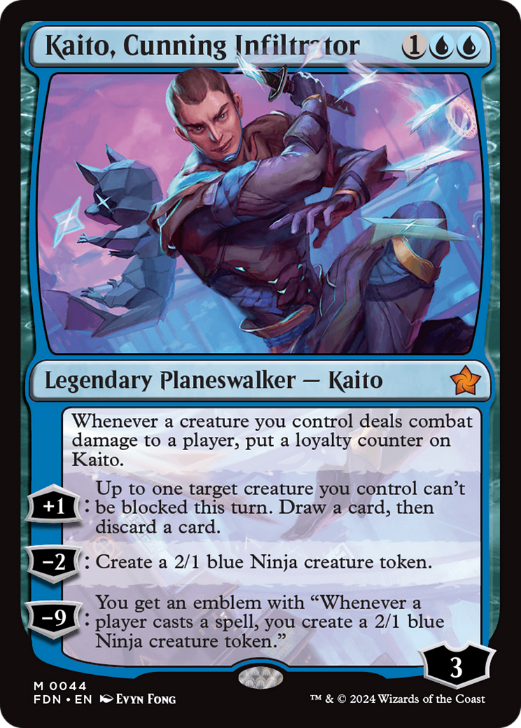 Kaito, Cunning Infiltrator (FDN-044) - Foundations