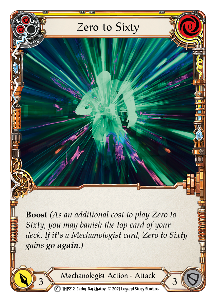 Zero to Sixty (Yellow) [1HP212] (History Pack 1) | The CG Realm