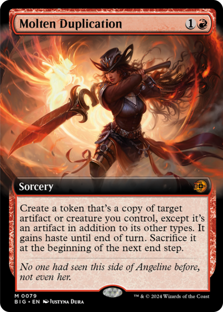 Molten Duplication (Extended Art) [Outlaws of Thunder Junction: The Big Score] | The CG Realm