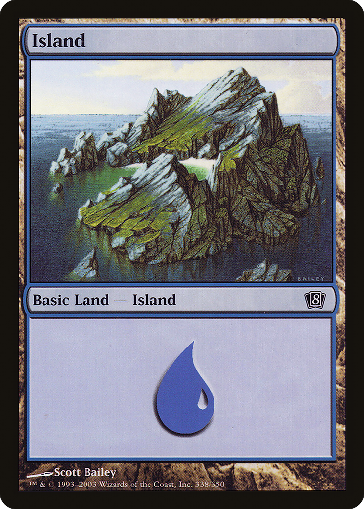 Island (338) (8ED-338) - 8th Edition
