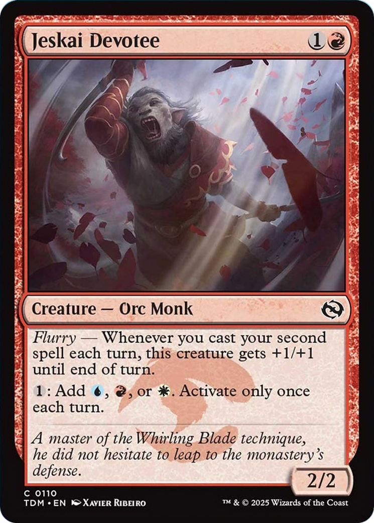 Jeskai Devotee [Tarkir: Dragonstorm] | The CG Realm