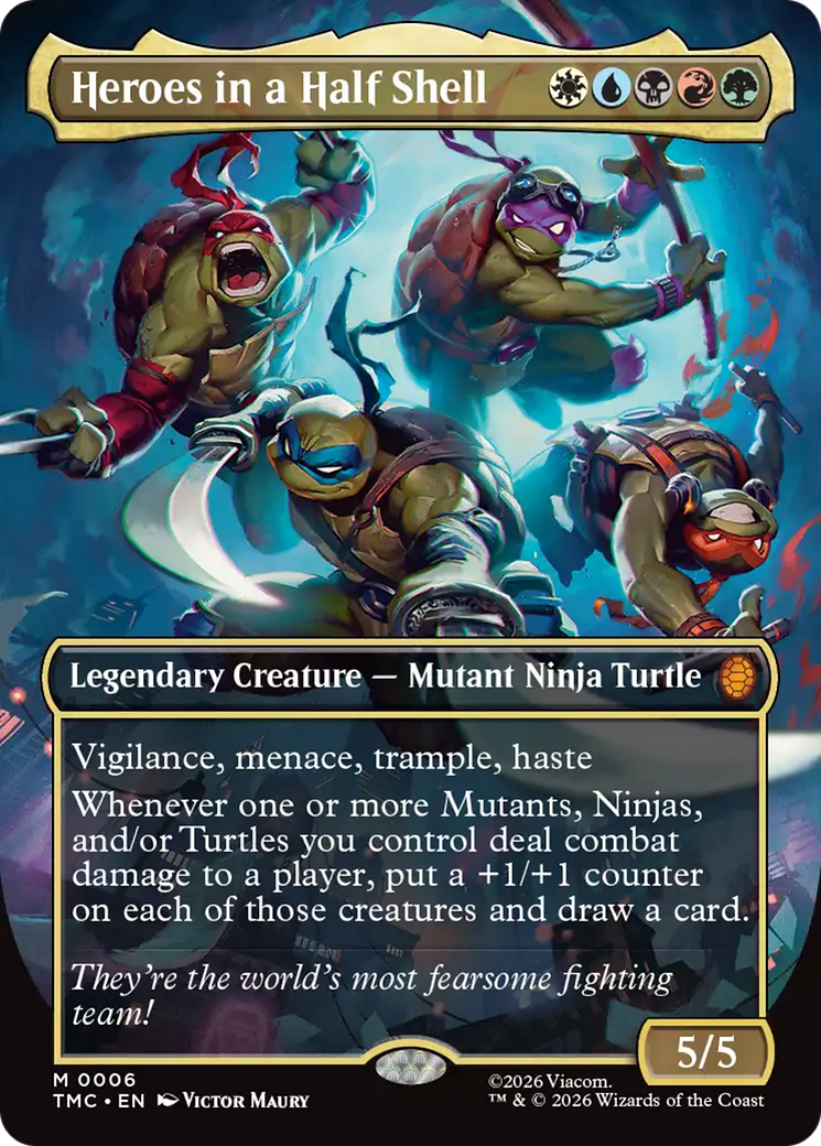 Heroes in a Half Shell (Borderless) [Teenage Mutant Ninja Turtles Commander] | The CG Realm