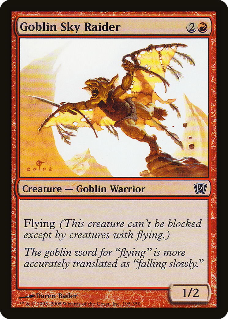 Goblin Sky Raider (9ED-195) - 9th Edition