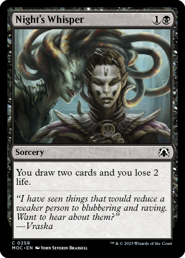 Night's Whisper [March of the Machine Commander] | The CG Realm