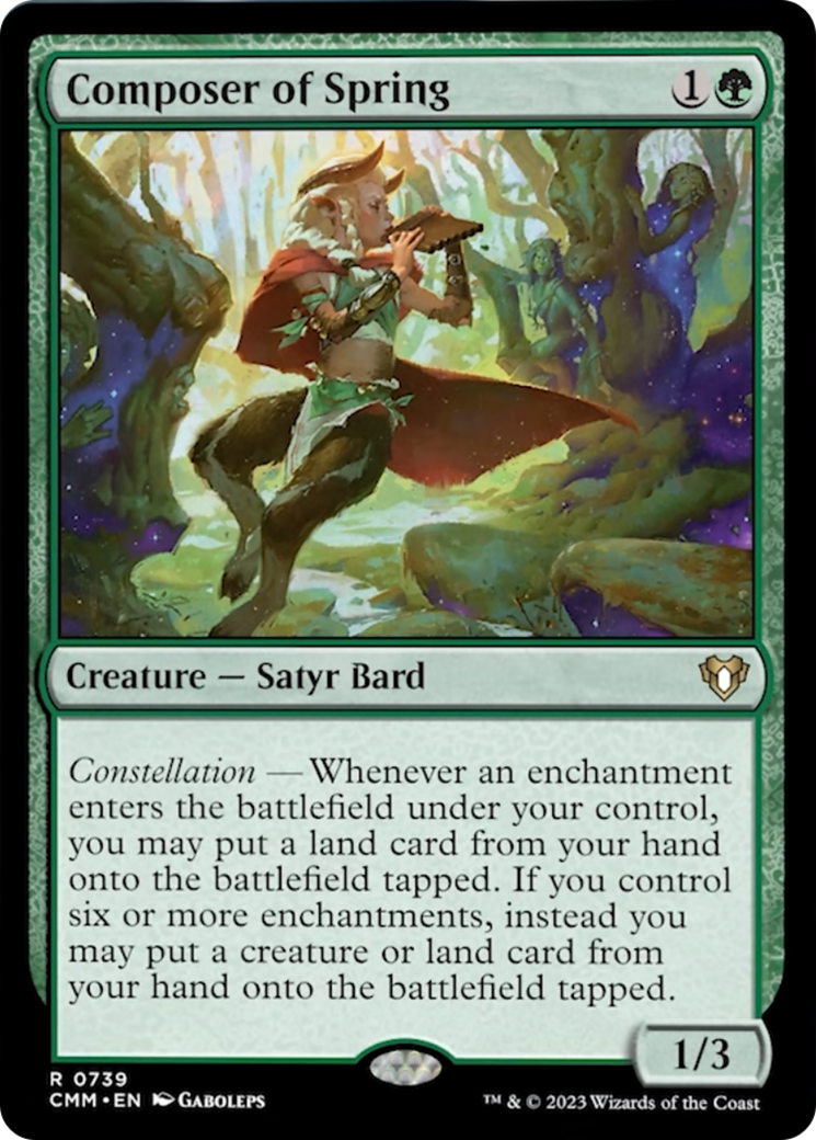 Composer of Spring [Commander Masters] | The CG Realm