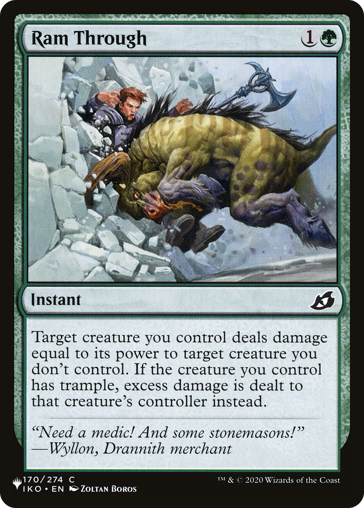 Ram Through [The List] | The CG Realm
