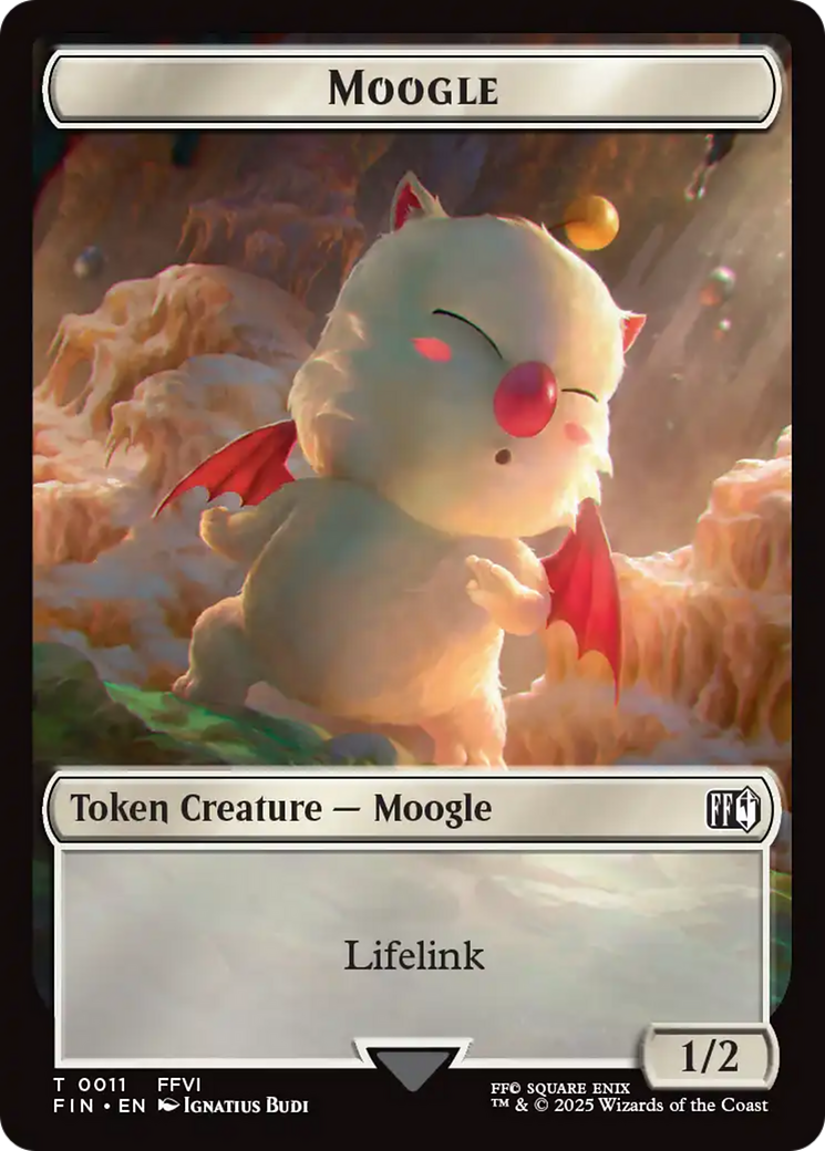 Moogle (0011) // Copy (0001) Double-Sided Token (FIN-11 // 1) - FINAL FANTASY
