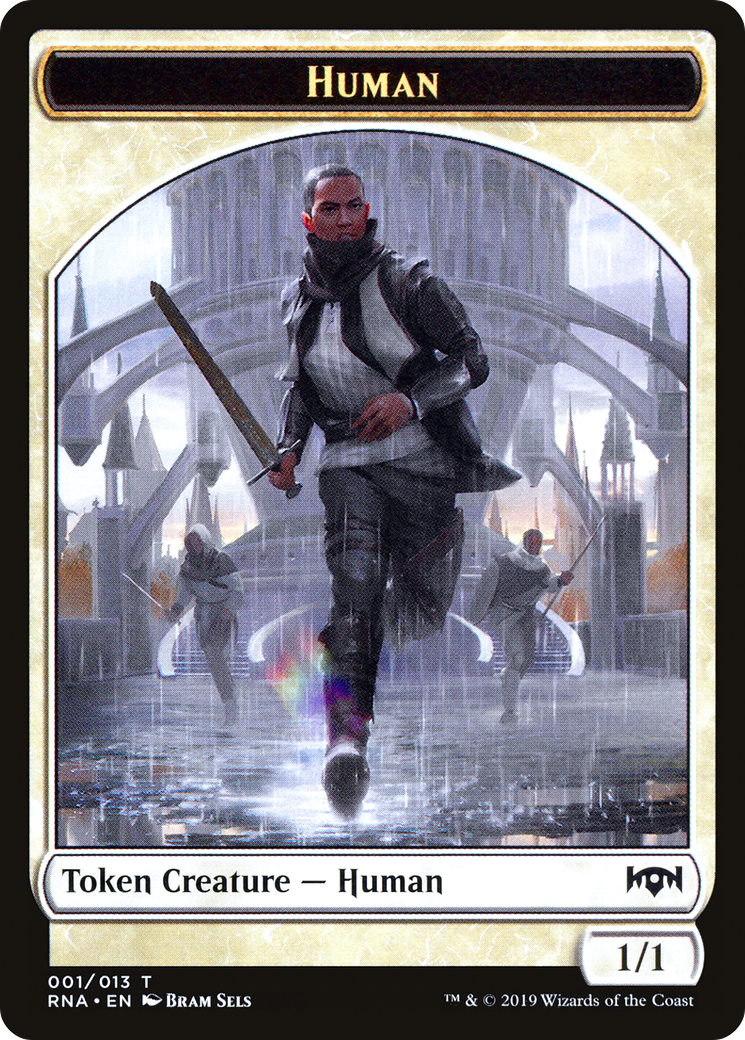 Human Token (RNA-001) - Ravnica Allegiance Tokens