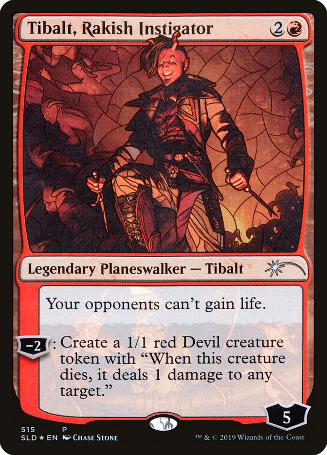 Tibalt, Rakish Instigator (Stained Glass) [Secret Lair Drop Promos] | The CG Realm