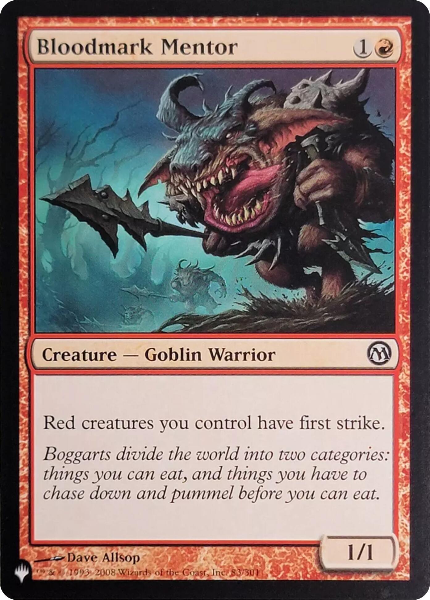 Bloodmark Mentor (83) [The List] | The CG Realm