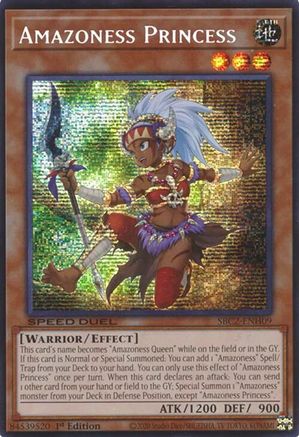 Amazoness Princess (PSR) (SBC2-ENH09) - Speed Duel: Battle City Finals 1st Edition