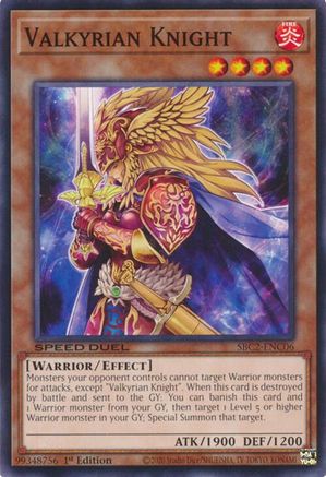 Valkyrian Knight (SBC2-ENC06) - Speed Duel: Battle City Finals 1st Edition