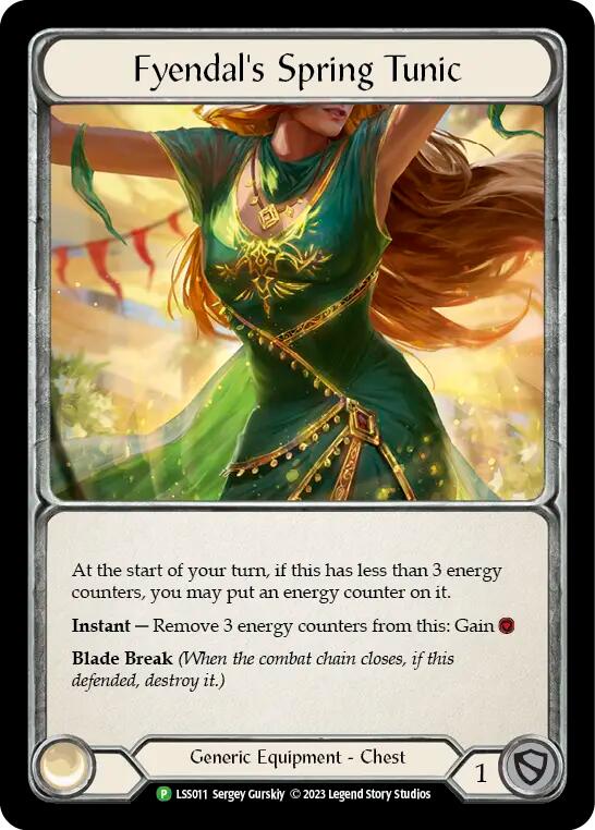 Fabric of Spring // Fyendal's Spring Tunic [LSS011] (Promo)  Cold Foil | The CG Realm