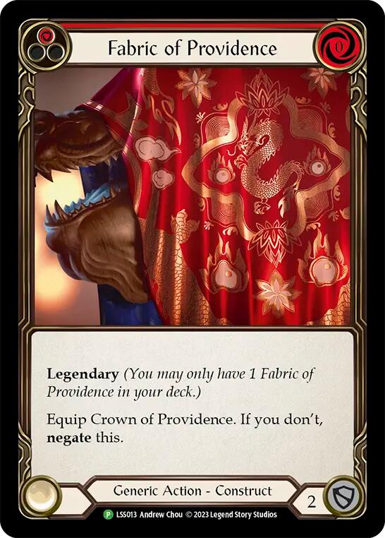 Fabric of Providence // Crown of Providence [LSS013] (Promo)  Cold Foil | The CG Realm