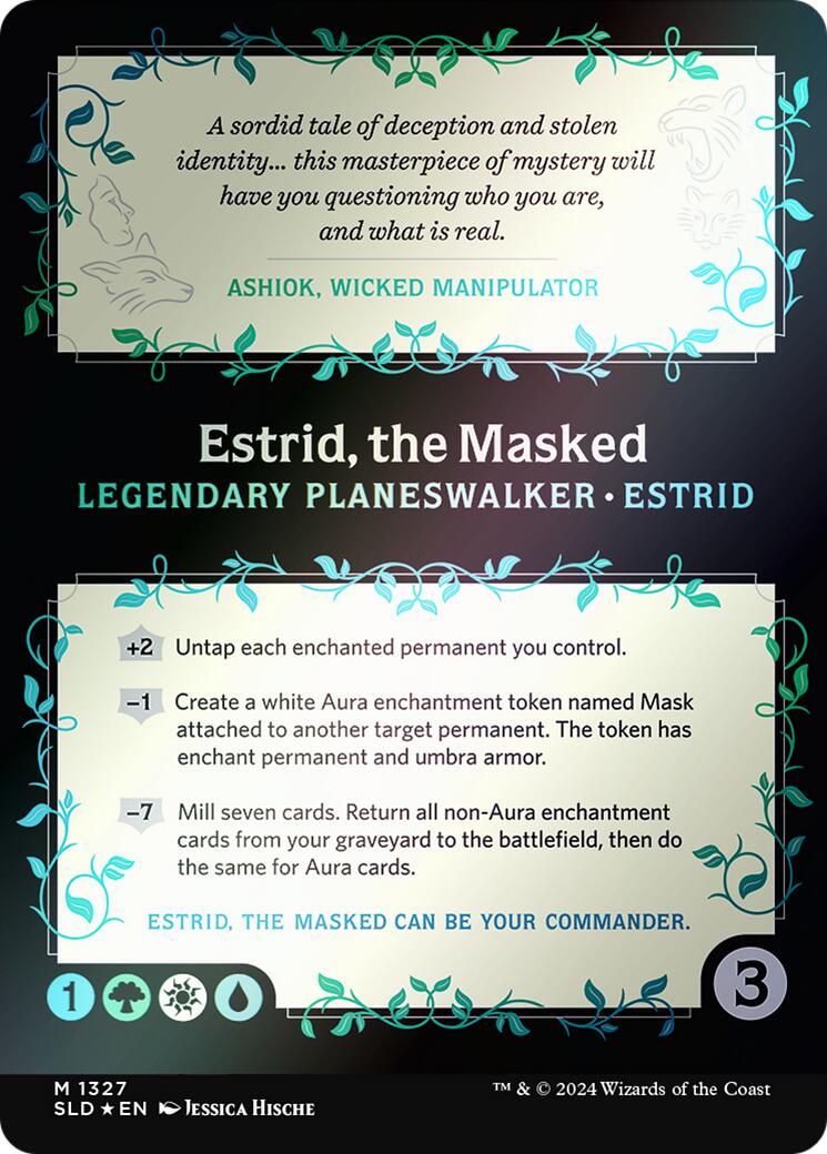 Estrid, the Masked (SLD-1327) - Secret Lair Drop (Borderless) Foil