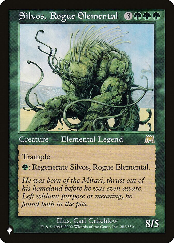 Silvos, Rogue Elemental [The List] | The CG Realm