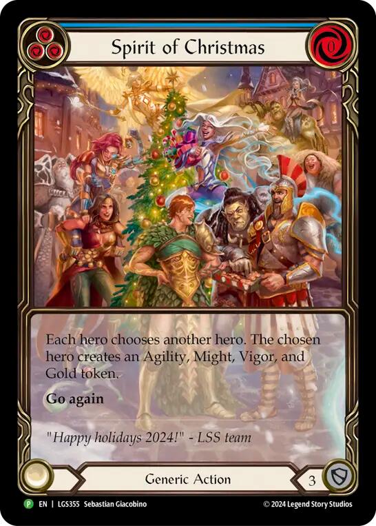 Spirit of Christmas (Cold Foil) [LGS355] (Promo)  Cold Foil | The CG Realm