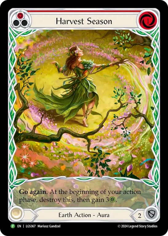Harvest Season (Red) (Rainbow Foil) [LGS367] (Rosetta)  Rainbow Foil | The CG Realm
