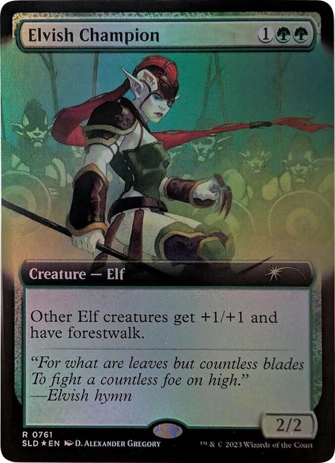 Elvish Champion (Extended Art) [Secret Lair Drop Series] | The CG Realm