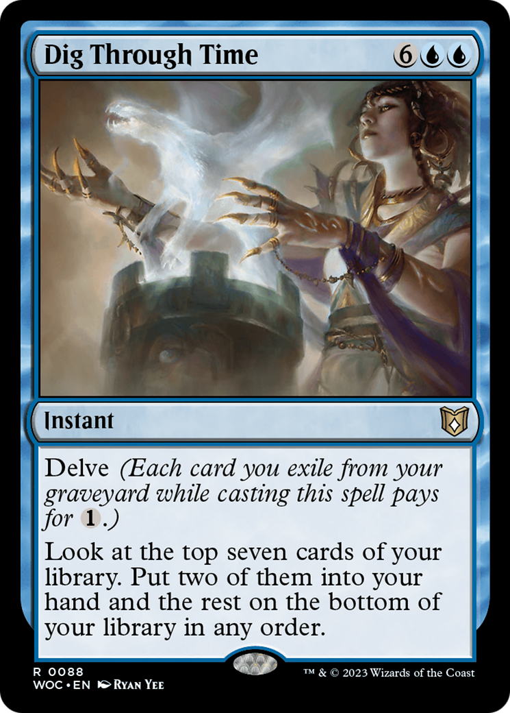 Dig Through Time (WOC-088) - Wilds of Eldraine Commander