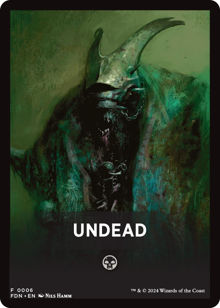 Undead Theme Card [Foundations Tokens] | The CG Realm