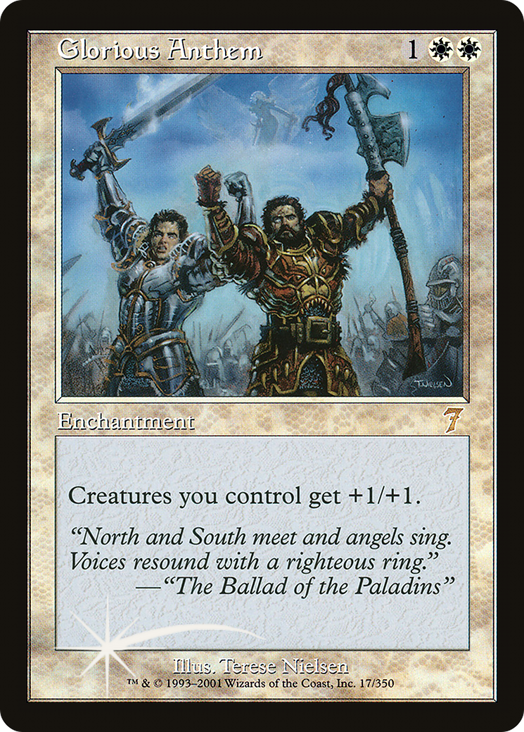 Glorious Anthem (7ED-017) - 7th Edition