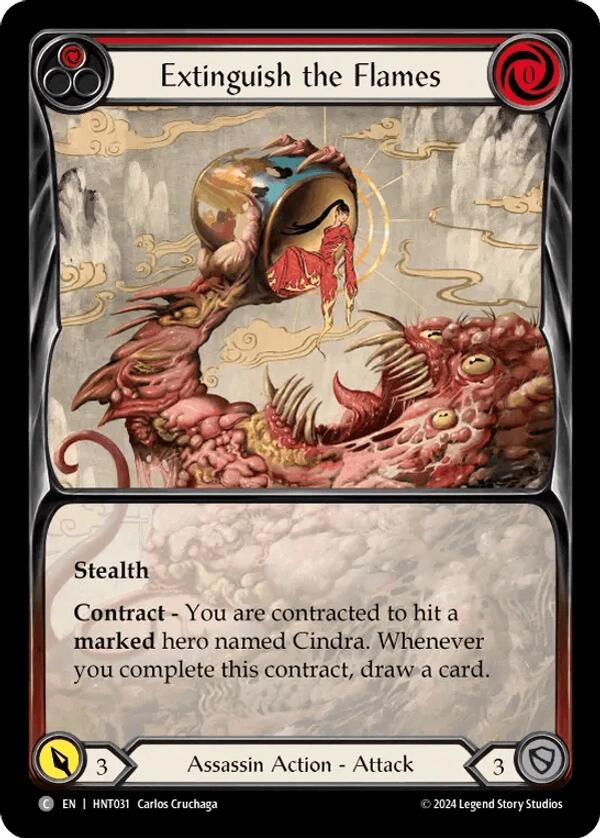 Extinguish the Flames [HNT031] (The Hunted)  Rainbow Foil | The CG Realm