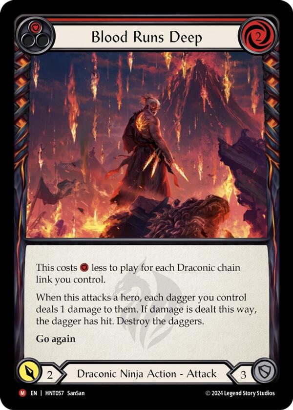 Blood Runs Deep [HNT057] (The Hunted)  Rainbow Foil | The CG Realm