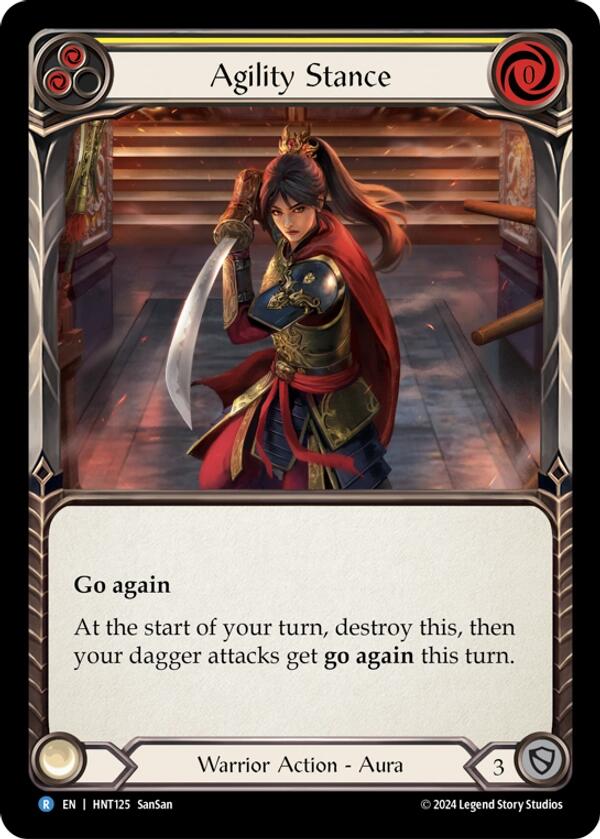 Agility Stance [HNT125] (The Hunted)  Rainbow Foil | The CG Realm