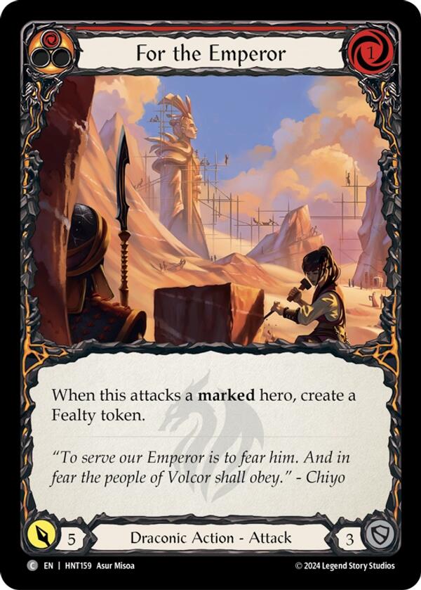 For the Emperor [HNT159] (The Hunted)  Rainbow Foil | The CG Realm