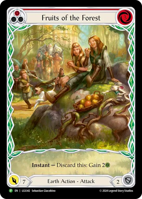 Fruits of the Forest (Red) [LGS342] (Promo)  Rainbow Foil | The CG Realm